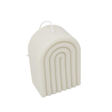 arch candle - white