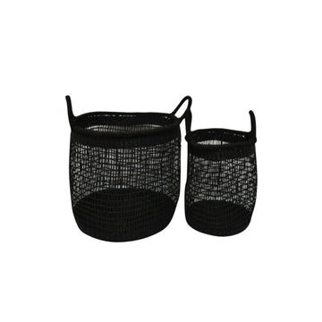 rattan mesh baskets