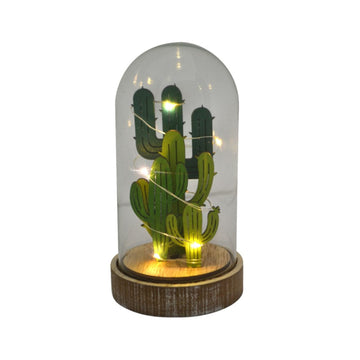 cactus glass dome