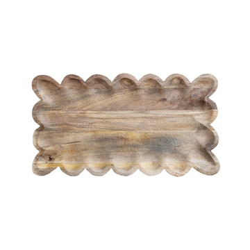 scalloped tray