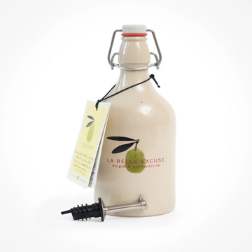 olive oil + ceramic cruet