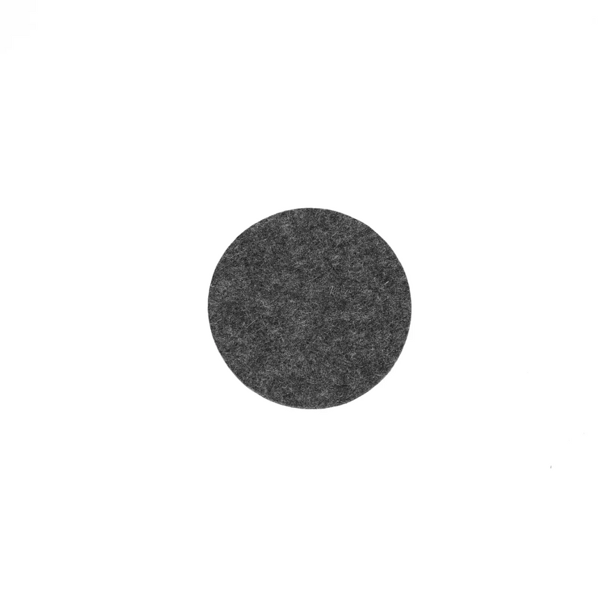 black melange coasters
