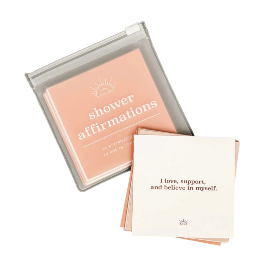 shower affirmation cards