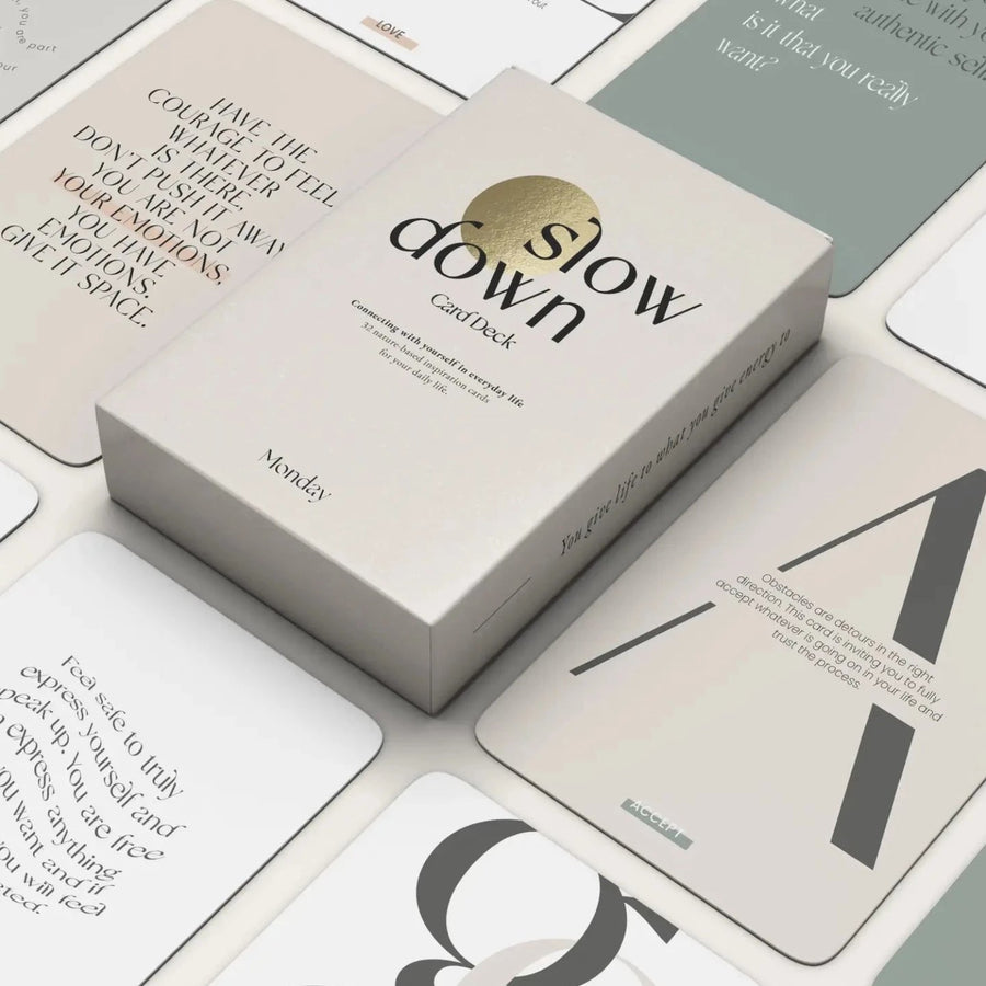 slow down card deck